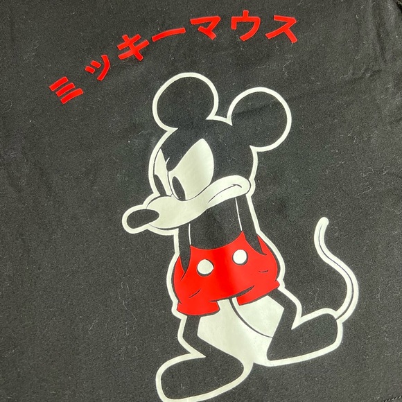 Disney Mickey Japan Cropped Shirt S - Picture 2 of 6